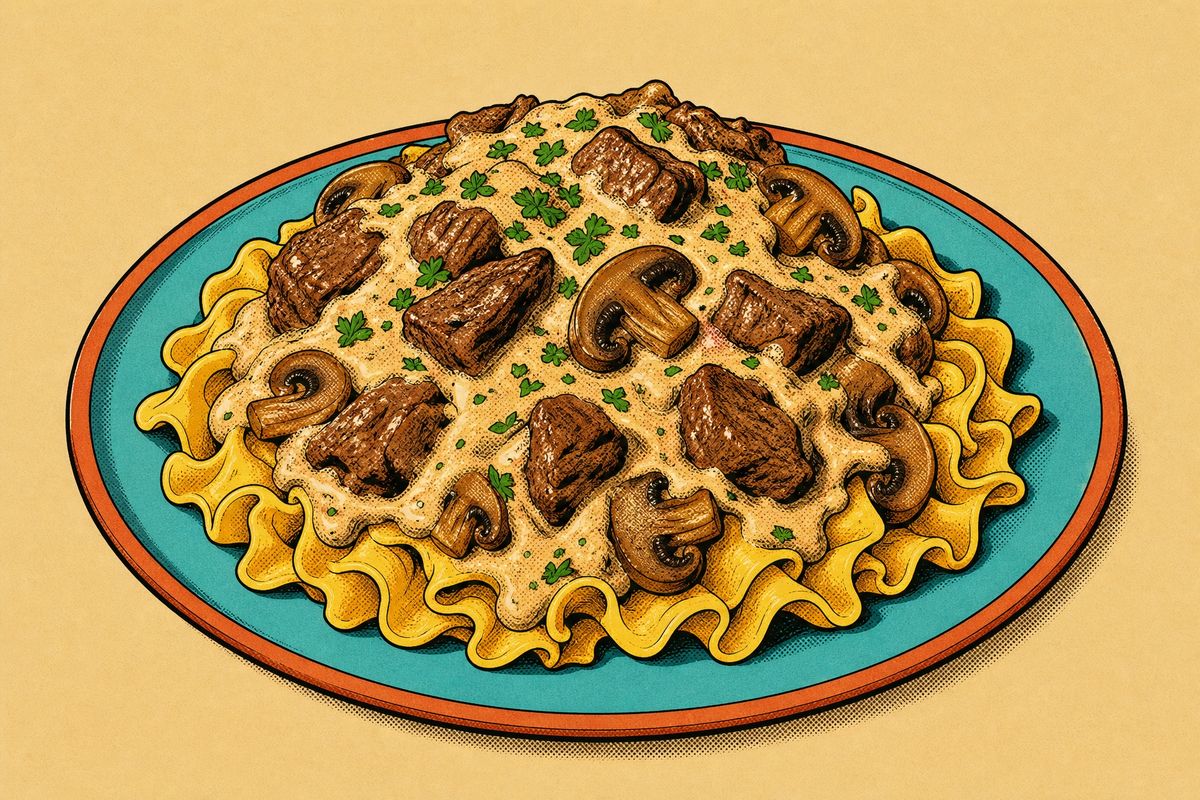 The German Brown Sauce Stroganoff