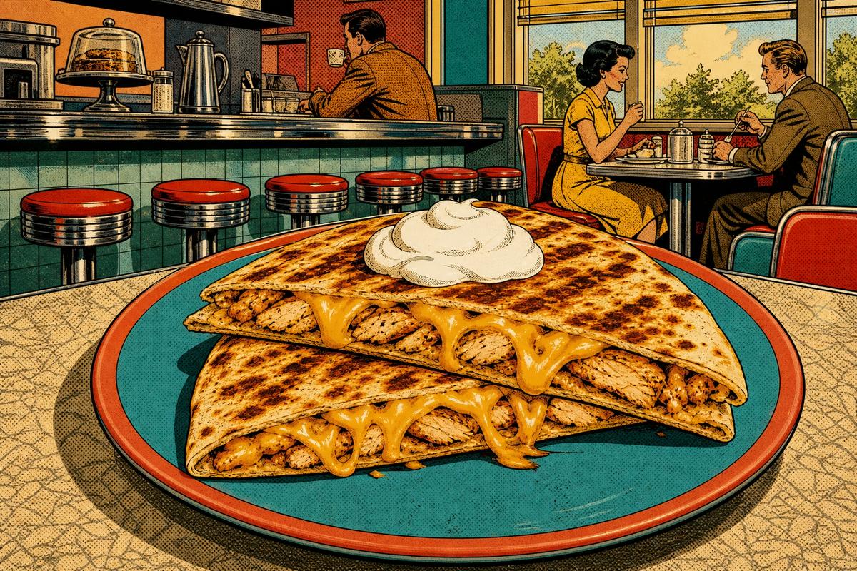 The Grilled-Cheese Chicken Quesadilla