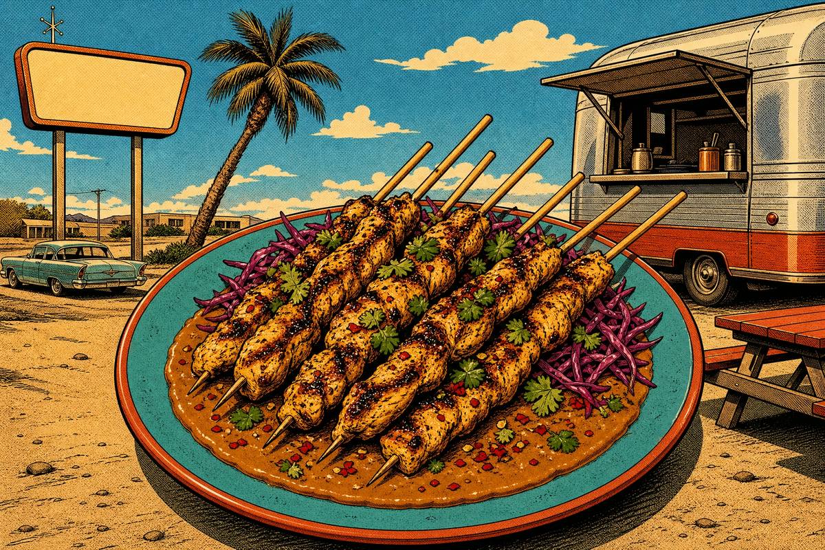 Lemongrass and Turmeric Chicken Satay