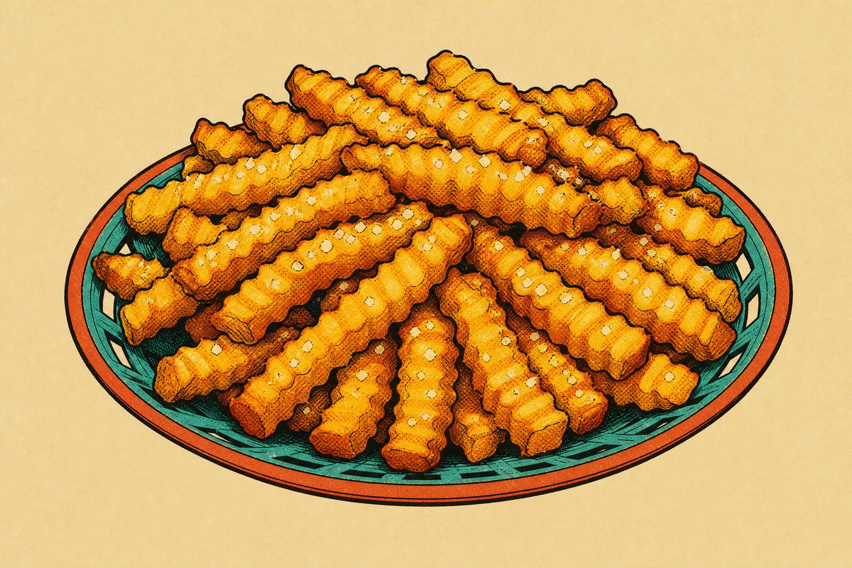 The Double-Bake Ridge Fries
