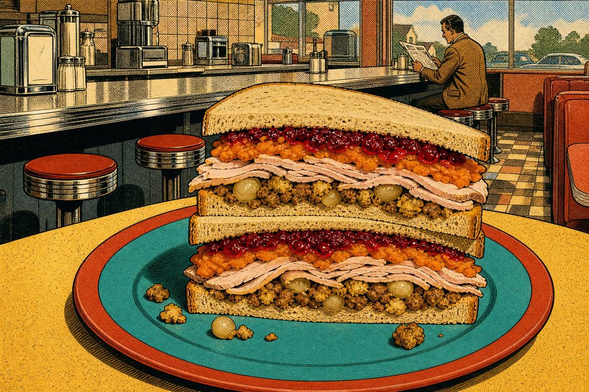 The Whole-Plate Leftover Turkey Sandwich