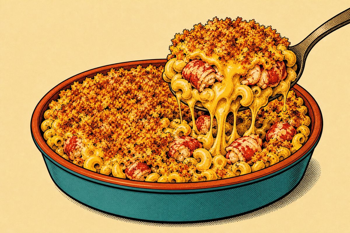 Three-Cheese Lobster Mac