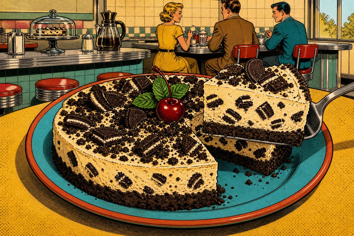 No-Bake Cookies and Cream Cheesecake