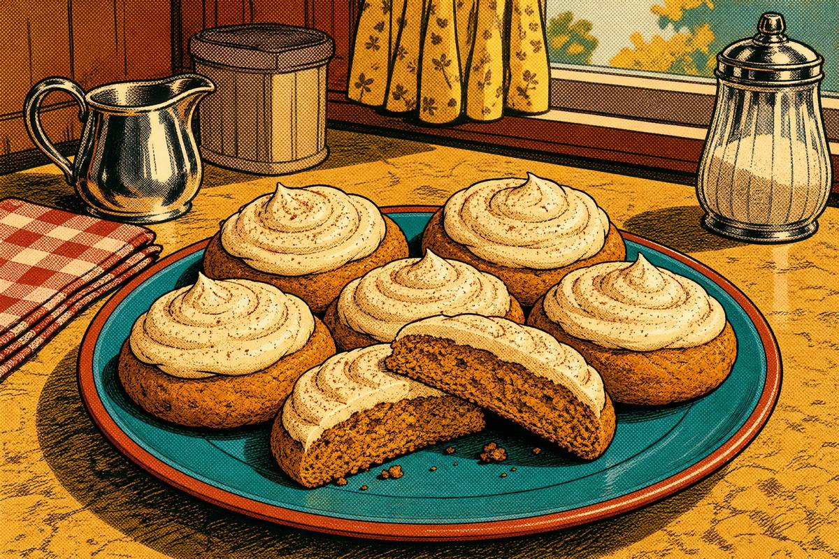 The Spring-Back Pumpkin Cake Cookies