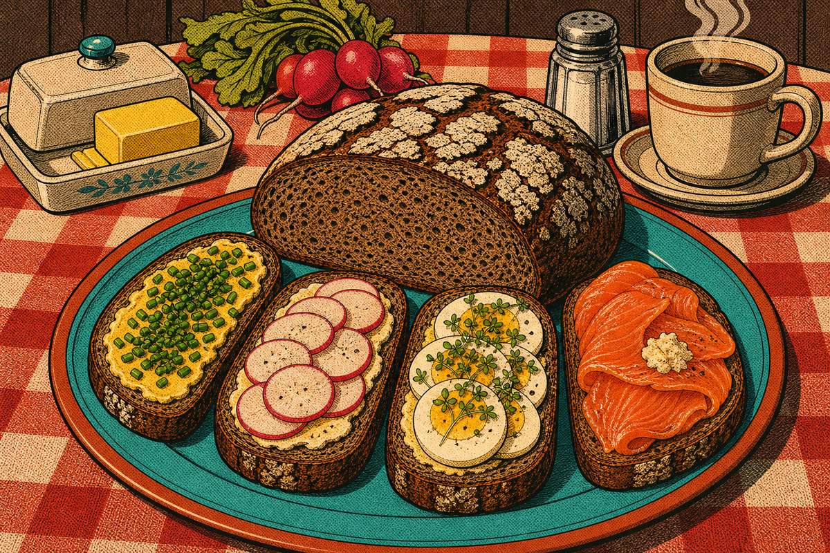 Das Sechzig-Dollar-Roggenbrot, Daheim Gebacken