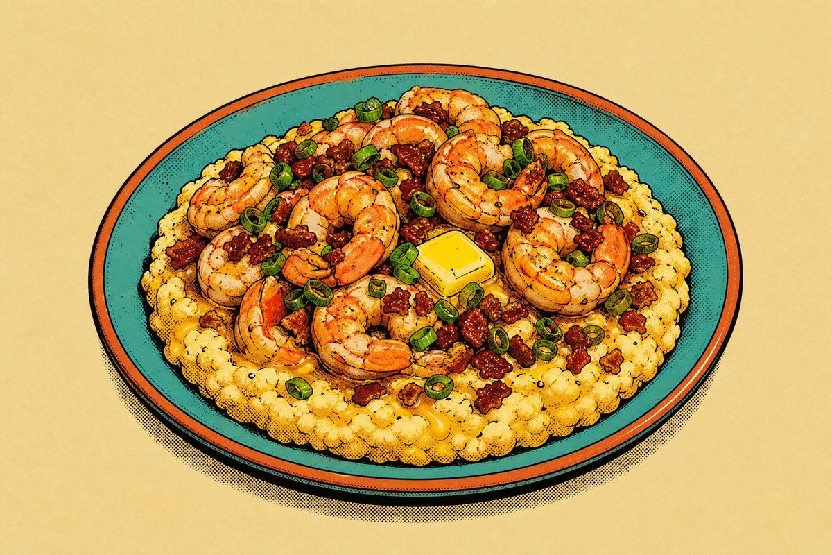 The Bacon Grease Shrimp and Grits