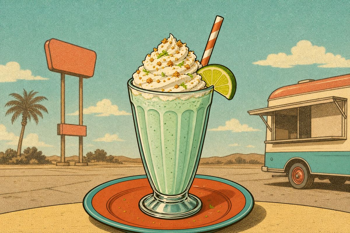 Motel Turquoise Key Lime Pie Shake